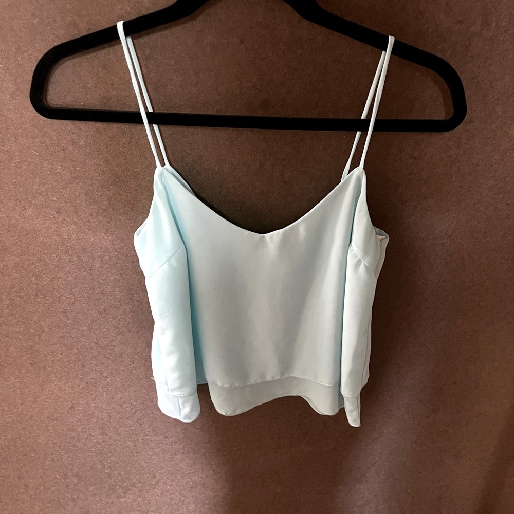 Blue tank top